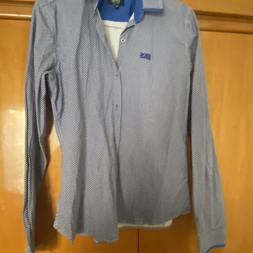 Boss blue slim fit shirt, XL size