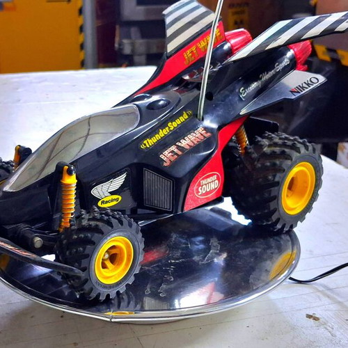 Nikko toy car like new with sound and lights