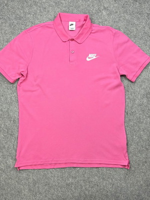 Nike Swoosh Polo μπλουζάκι L μεταχειρισμένο, φούξια ροζ, unisex