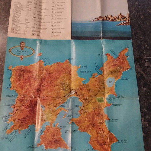 Map of Lemnos used by Thomas Sfounis