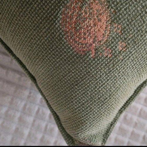 Decorative pillows made of senille fabric, custom order, like new