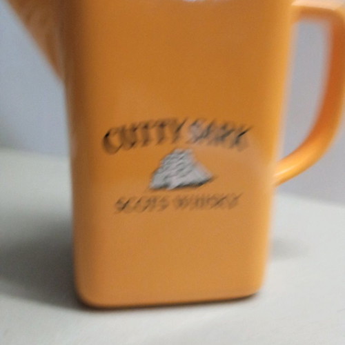 Cutty Sark Scots Whisky clay jug used