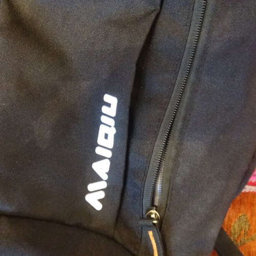 Backpack used, black with 2 compartments