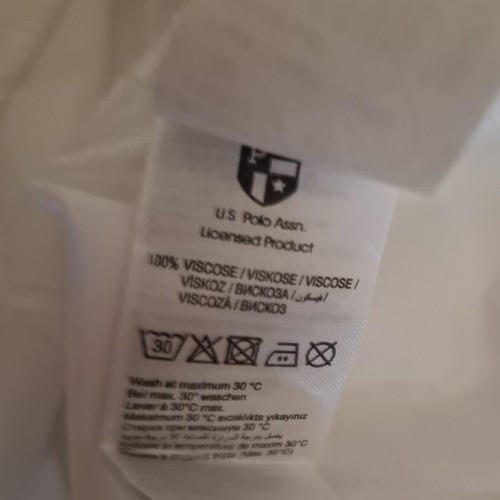 U.S. Polo Assn. white blouse, size L