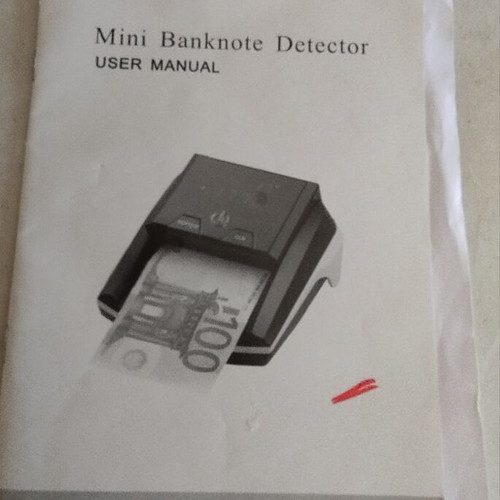 Counterfeit Banknote Detector Double Power DP-2258 like new