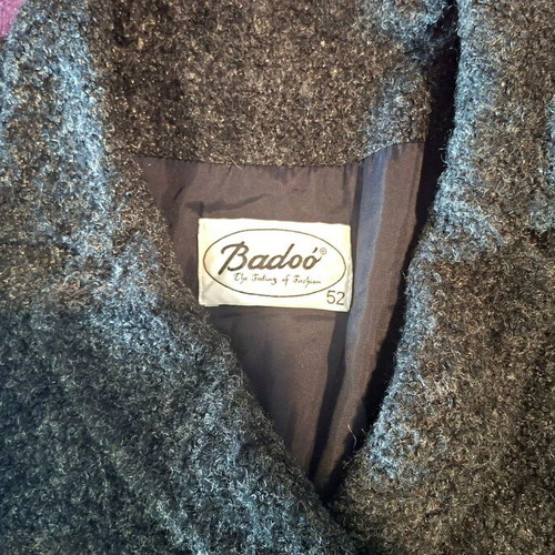 Badoo fashion luxury coat, size 6XL, grey