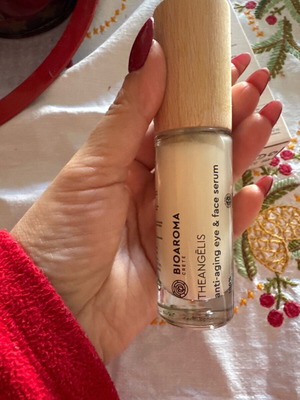 Bioaroma theangelis αντιγηραντικός ορός ματιών και προσώπου καινούργιος 30 ml