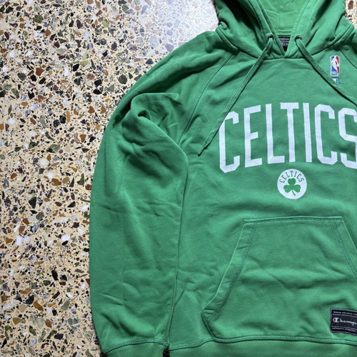 Champion Boston Celtics Hoodie men's small like new, green