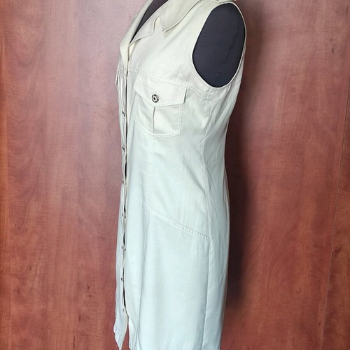 Vintage Safari dress NANSY like new, beige, size M