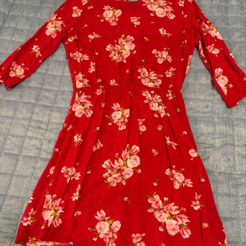 open lace back dress Simone Rocha x H&M pink mesh dress M – Red Vintage main image 1