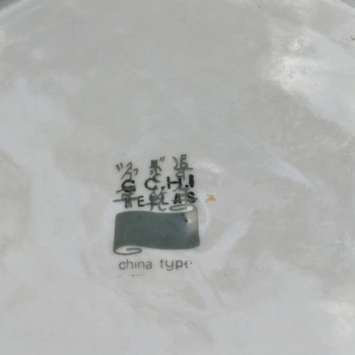 Rose Medallion decorative plate used, Chinese porcelain