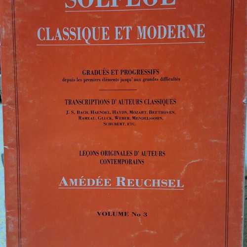 Solfege books used, pack of 6