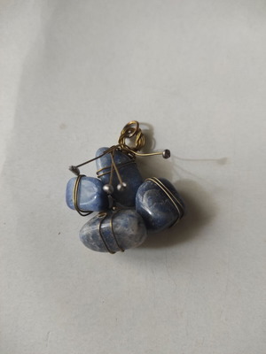 Semi-precious stones blue quartz, aventurine and sodalite new