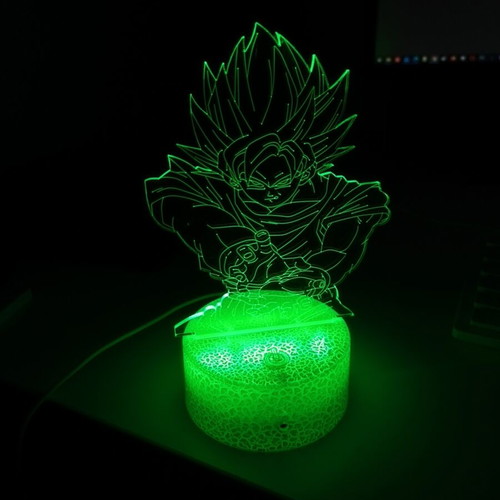 Son Goku Dragon Ball Z Super Saiyan USB light RGB used