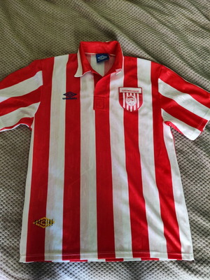 Olympiakos Retro Umbro Jersey Large like new