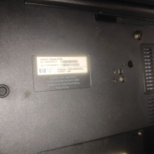 HP Compaq 6735s laptop for spare parts, non-working