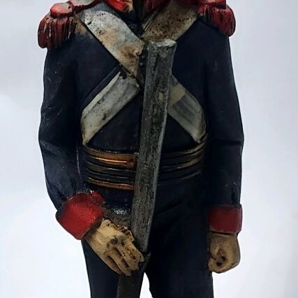 Artillery Regiment Soldier 1833-1836 used, 14.5 cm height, handpainted