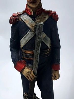 Artillery Regiment Soldier 1833-1836 used, 14.5 cm height, handpainted