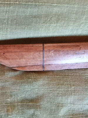 Authentic Vintage Wooden Sheath for Balkan Knife used