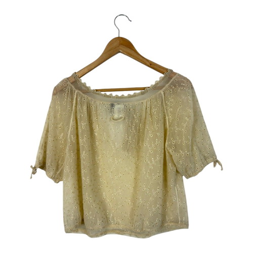 Jean Paul Gaultier Maille Femme blouse used, transparent, size M