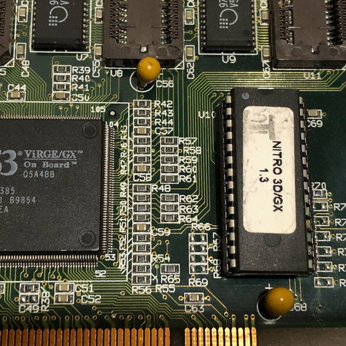 STB Nitro 3D/GX EDO 1.3 Virge/GX VGA PCI used graphics card