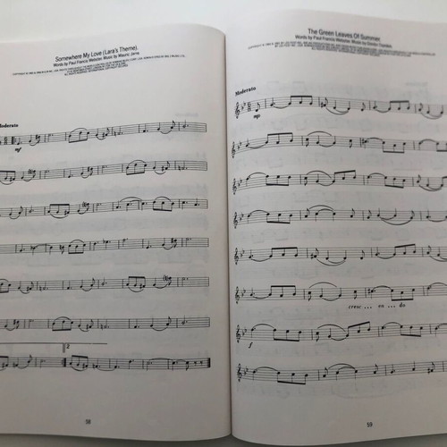 Music books with trumpet sheet music like new