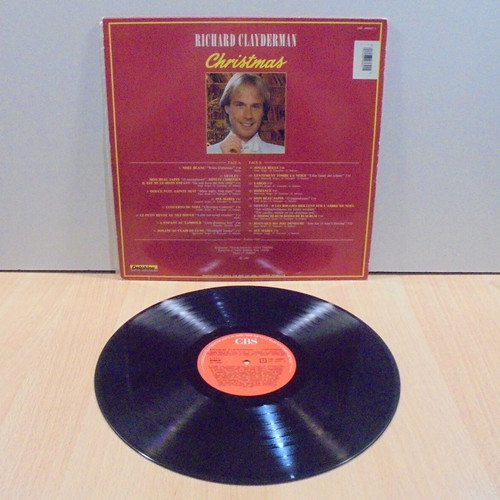 Richard Clayderman Christmas vinyl record 33 rpm used 1986