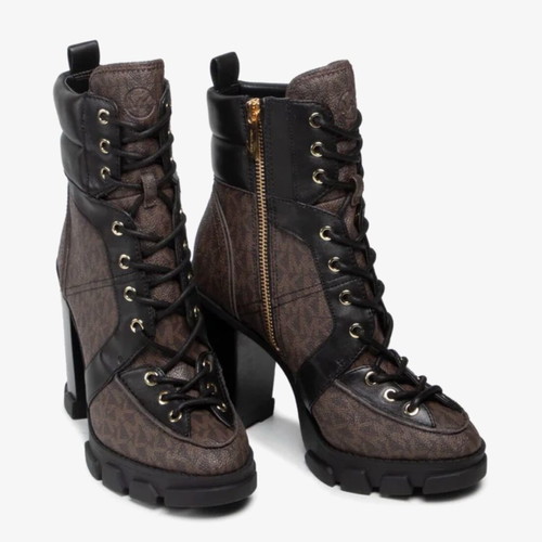 Michael Kors ankle boots brown black size 39 like new