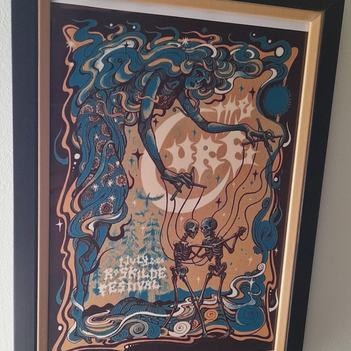 The Cure Poster 32×23cm with Frame New