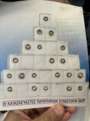 Συλλεκτικό βιβλιαράκι Skip 29 κατασκευαστές πλυντηρίων, δεκαετία 90