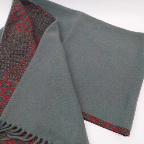 Vintage Hubert Milano men's scarf made of cotton and wool like new