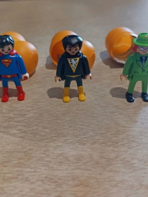 Playmobil Kinder Superhero Figures Set of 3 New