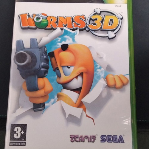 Worms 3D Xbox game used, tested, action