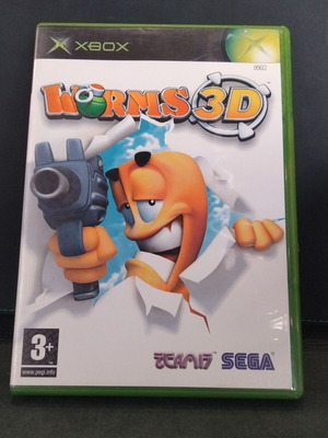 Worms 3D Xbox game used, tested, action