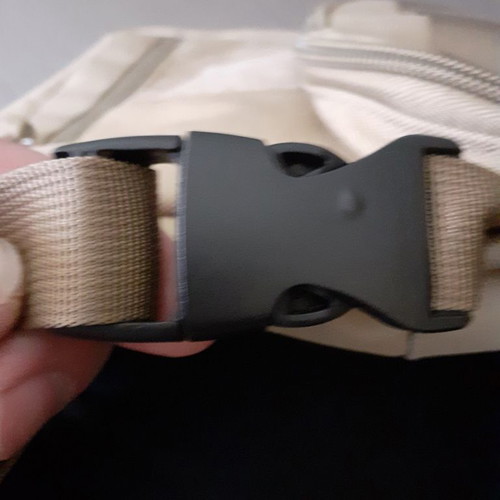 Tactical beige backpack, approx. 25L capacity