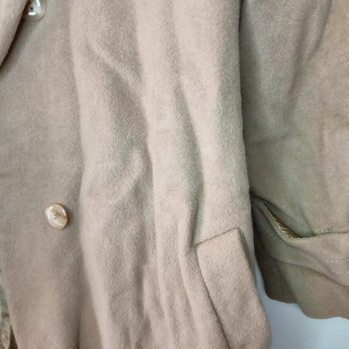 Beige coat used, size XL