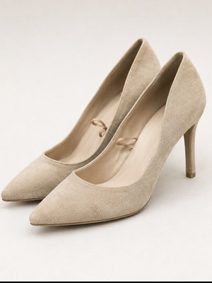 H&M beige pumps like new, size 39