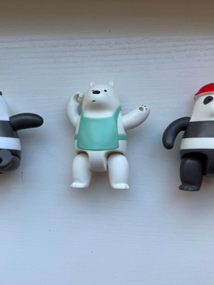 Φιγούρες McDonald’s Happy Meal We Bare Bears μεταχειρισμένες, πακέτο 3