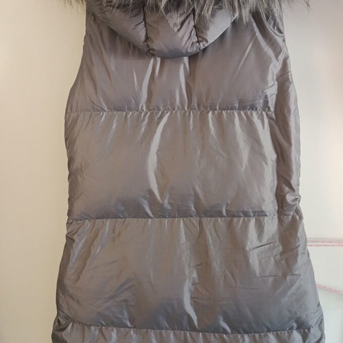 Metallic Puffer Vest FreeStyle size S with detachable hood