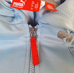 Puma athletic jacket, turquoise, size L
