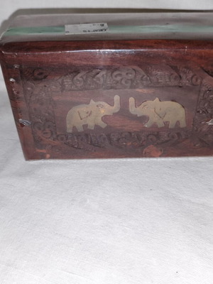 Kangra Green Tea 50g in Handmade Wooden Box, New