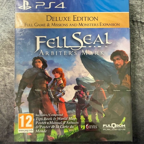 Fell Seal Arbiter's Mark Deluxe Edition PS4 game new sealed