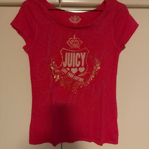 Juicy Couture T-shirt like new, pink, sizes XS and S