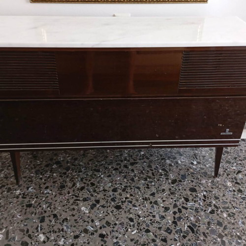 Grundig Automatic 36 vintage record player cabinet
