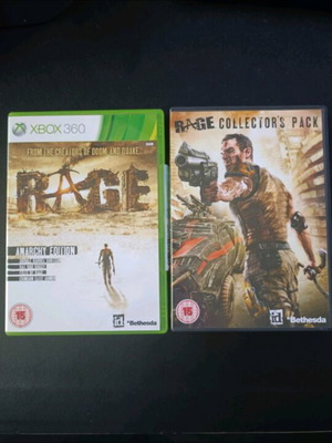 Rage Anarchy Edition with Collector's Pack Xbox 360 used