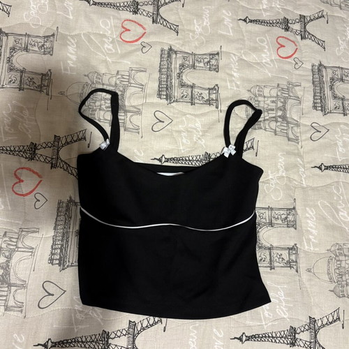 Women's black top, new