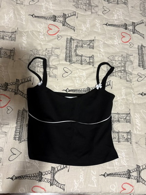 Women's black top, new