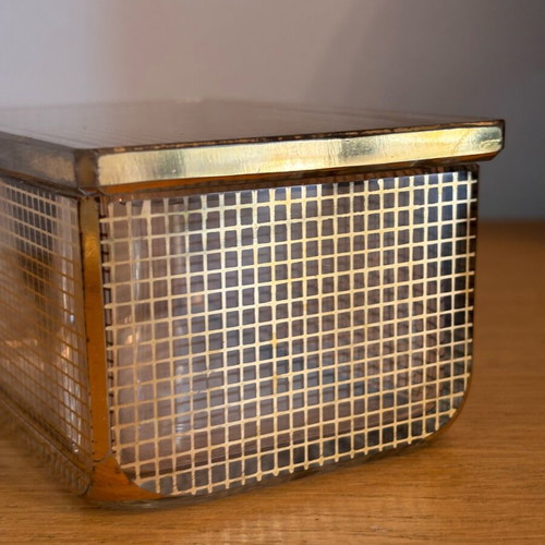 Crystal decorative box used from 1960 with lid