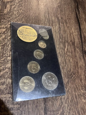 Collectible Set of Uncirculated Cyprus Coins 1983