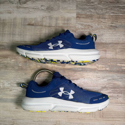 Under Armour Charged Royal Blue Mesh Running Sneakers Youth EU 37.5